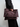 Satin and lambskin oversized envelope bag