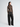 Hooded wool-blend top