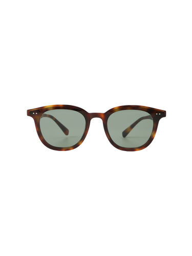 Retro round full-rim sunglasses