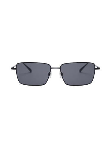 Pilot retro style metal square frame sunglasses