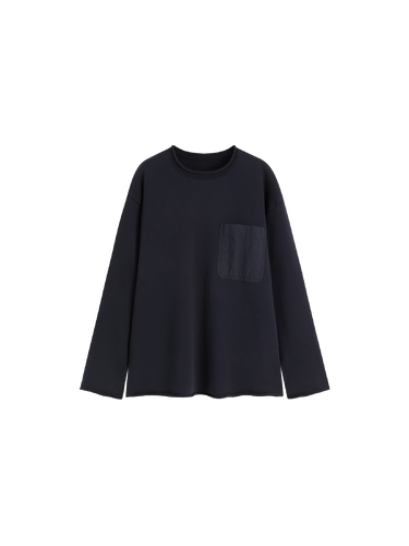 Pocket cotton sweatshirt