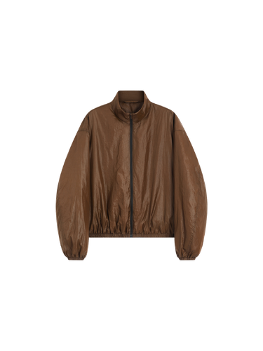 Glossy flight-inspired padded jacket