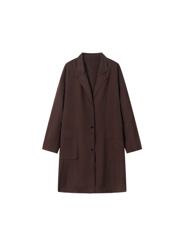 Workwear style trench coat / Bermuda shorts
