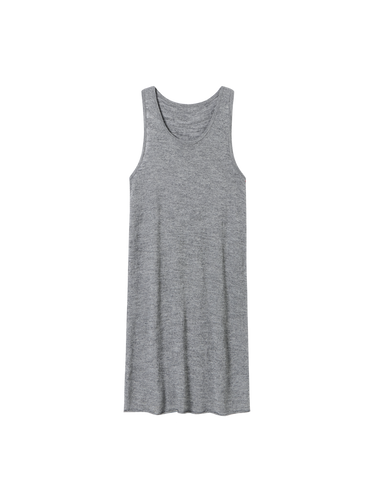 Wool-blend tank dress / drawstring pants set