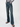 Four-way stretch faded and distressed denim jeans