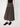 Omi shibori cotton pleated minimalist mid-length skirt