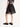 Sheer shirred skirt
