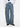 Stretch curved denim pants