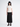 Metallic crinkle padded skirt