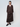 Pure linen V-neck shirt & drawstring A-line skirt set