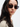 Pilot retro style metal square frame sunglasses