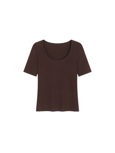 U-neck slim fit t-shirt