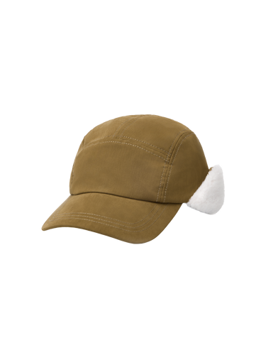 Fleece splicing adjustable ear-protection ski hat