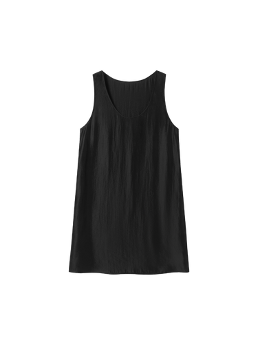 Glossy TENCEL™ silk tank / airy pants set