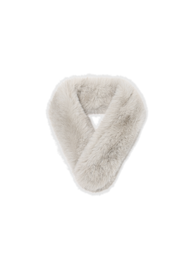 Faux fur neck collar
