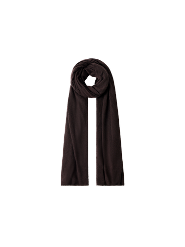 Oversized wool-blend scarf