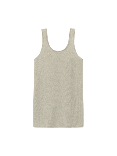 Essential U-neck yak wool blend vest