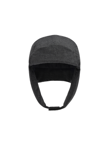 Padded cotton aviator hat with ear flaps