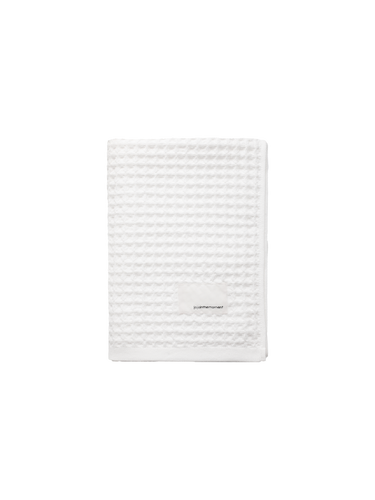 Waffle cotton bath towel